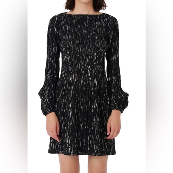 Maje Rocketa Plisse-Crepe Mini Dress - Picture 3 of 12